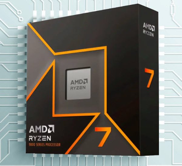 AMD Ryzen 7 9700X AM5 Desktop Gaming Processor